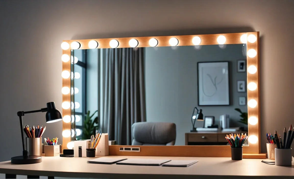 Benefits of Using a Mirror with Lights