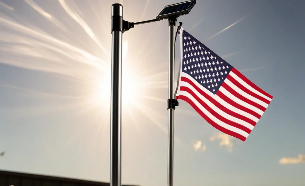 Benefits of Using Solar Lights for Flags