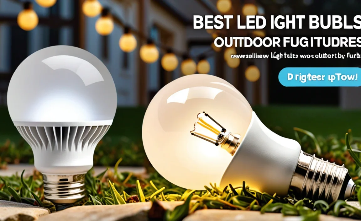 Best Led Light Bulbs For Outdoor Fixtures: Brighten Up!