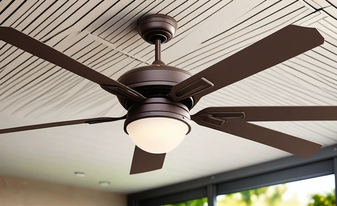 Best Outdoor Ceiling Fans with Light: Top 5 Picks