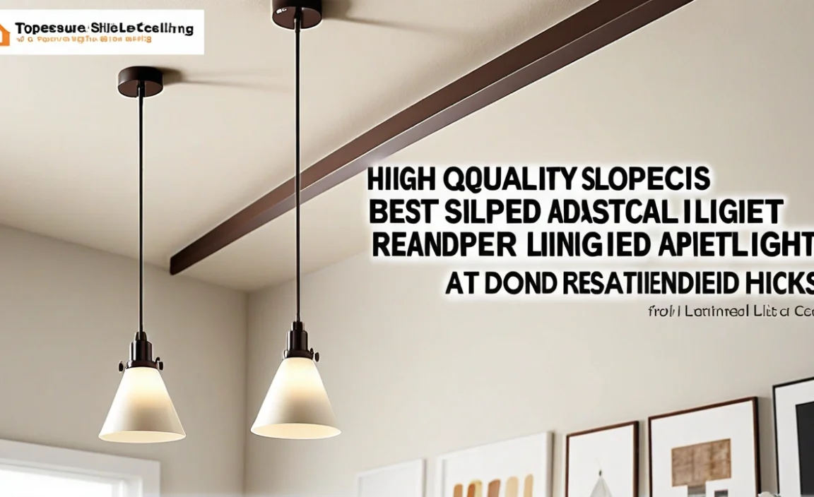 Best Sloped Ceiling Adapter For Pendant Light: Top Picks!