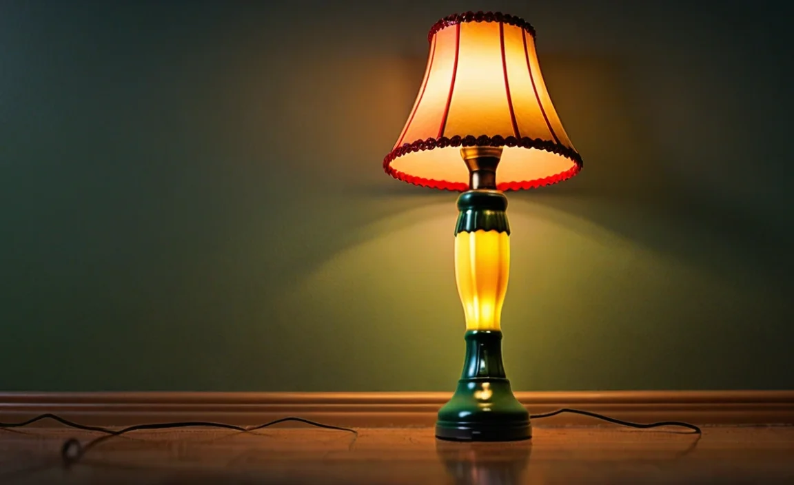 Brighten Your Holiday: A Christmas Story Leg Lamp Night Light