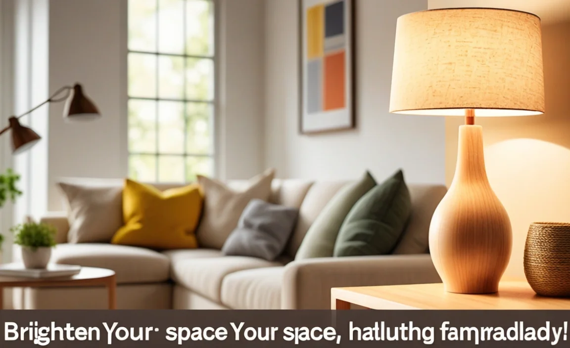 Brighten Your Space With A Natural Lamp & Shade Today!