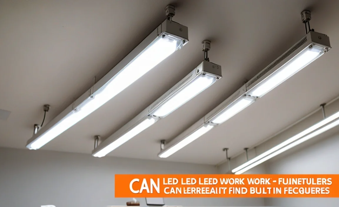 Can Led Bulbs Work In Fluorescent Fixtures? Find Out!