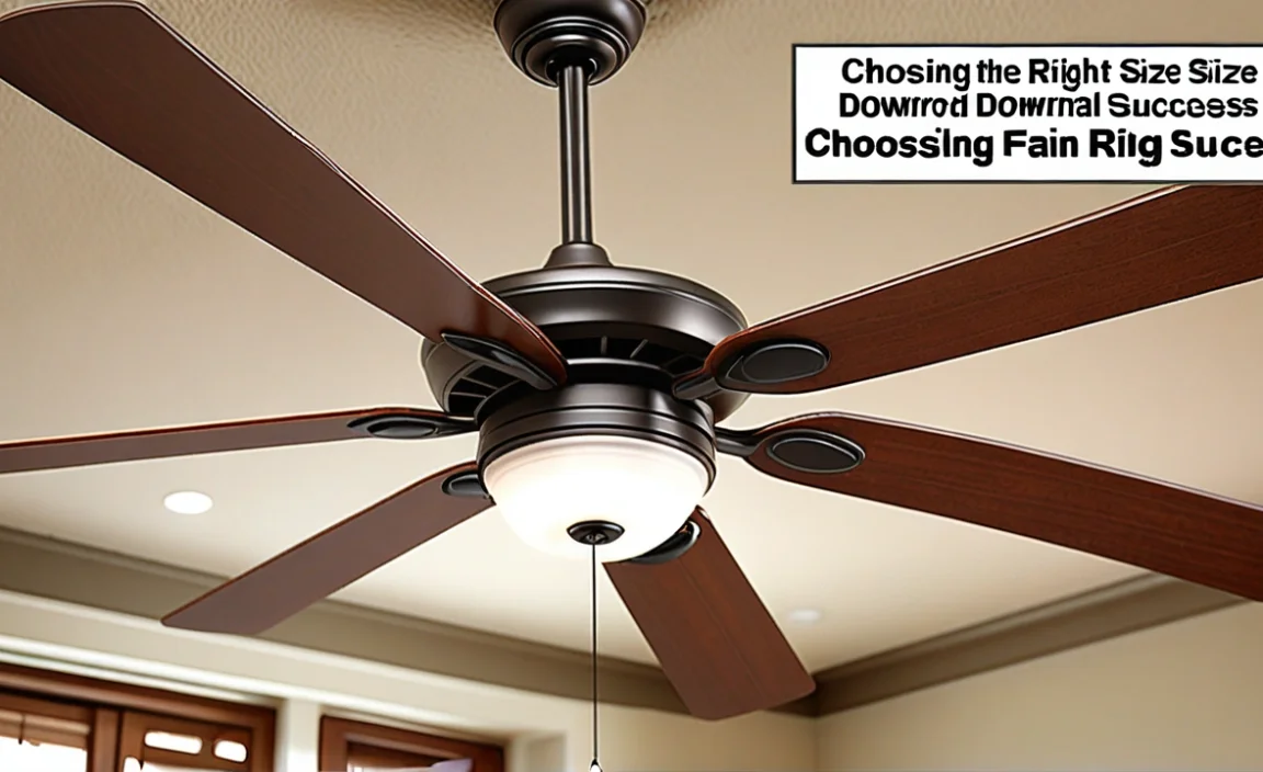 Choosing The Right Downrod Size For Ceiling Fan Success