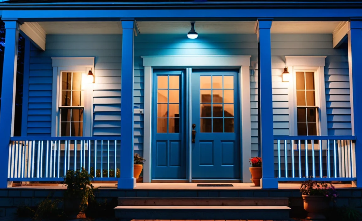 Common Uses of Blue Porch Lights