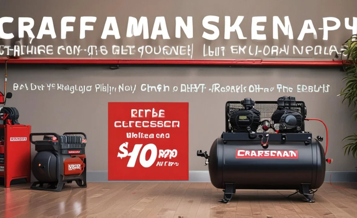 Craftsman 60 Gallon Air Compressor 6.5 Hp: A Complete Guide