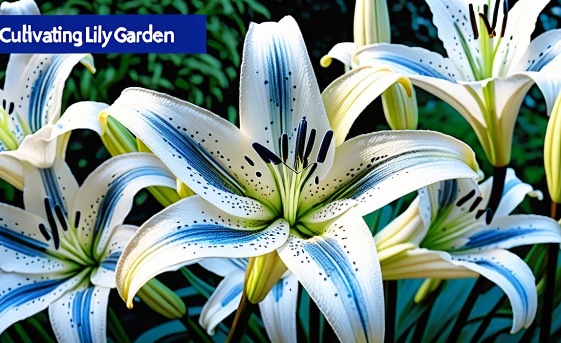 Cultivating White And Blue Lily: Tips And Tricks For A Successful Garden