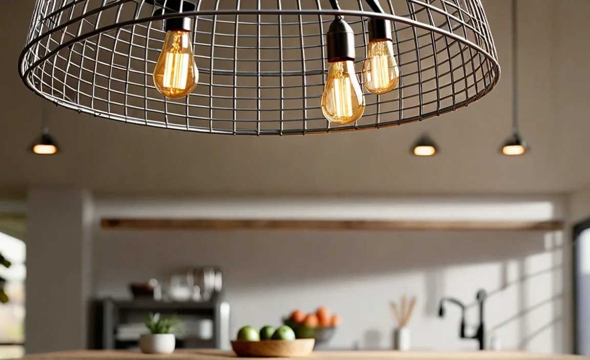 Design Inspiration for Wire Basket Light Fixtures