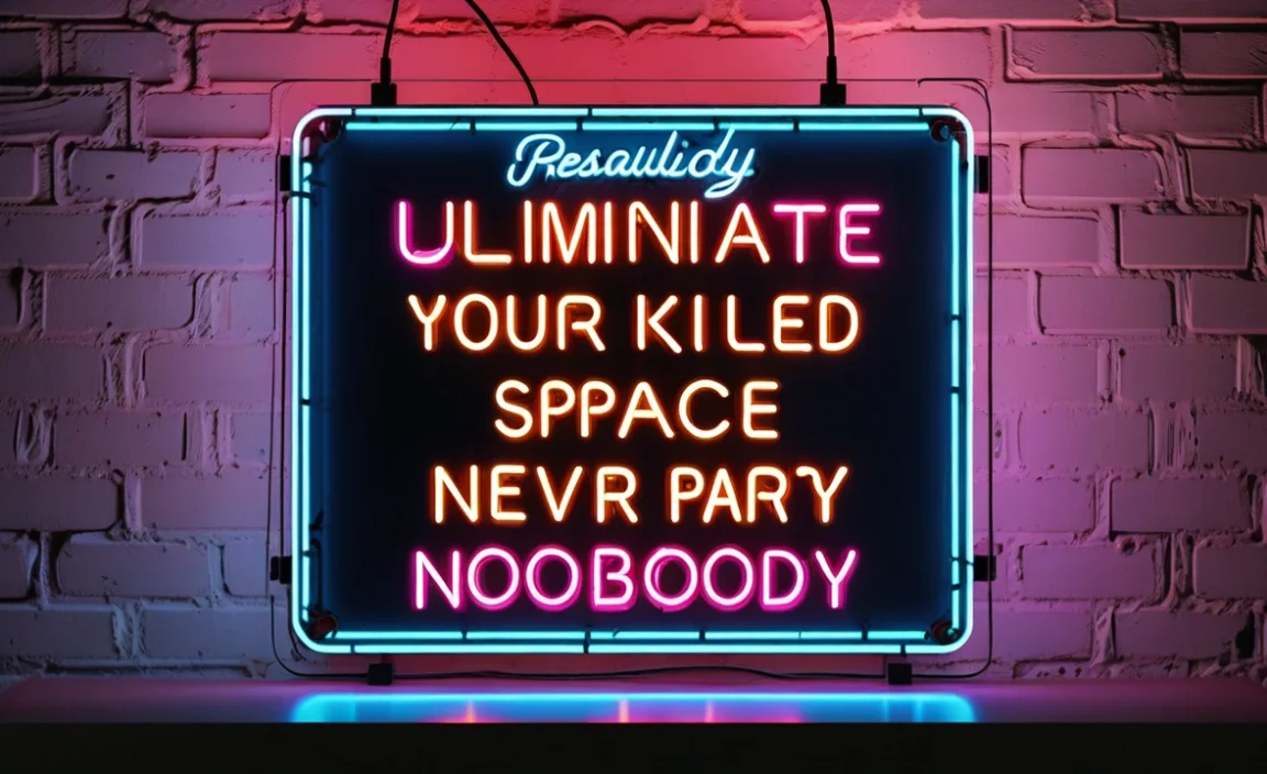Design Variations of “A Little Party Never Killed Nobody” Neon Signs