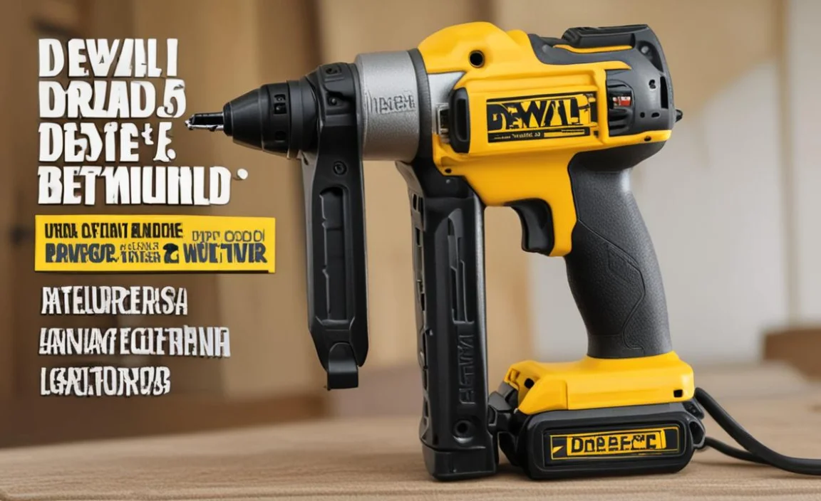 Dewalt 18 Gauge Brad Nailer Not Firing Nails: A Fixing Guide