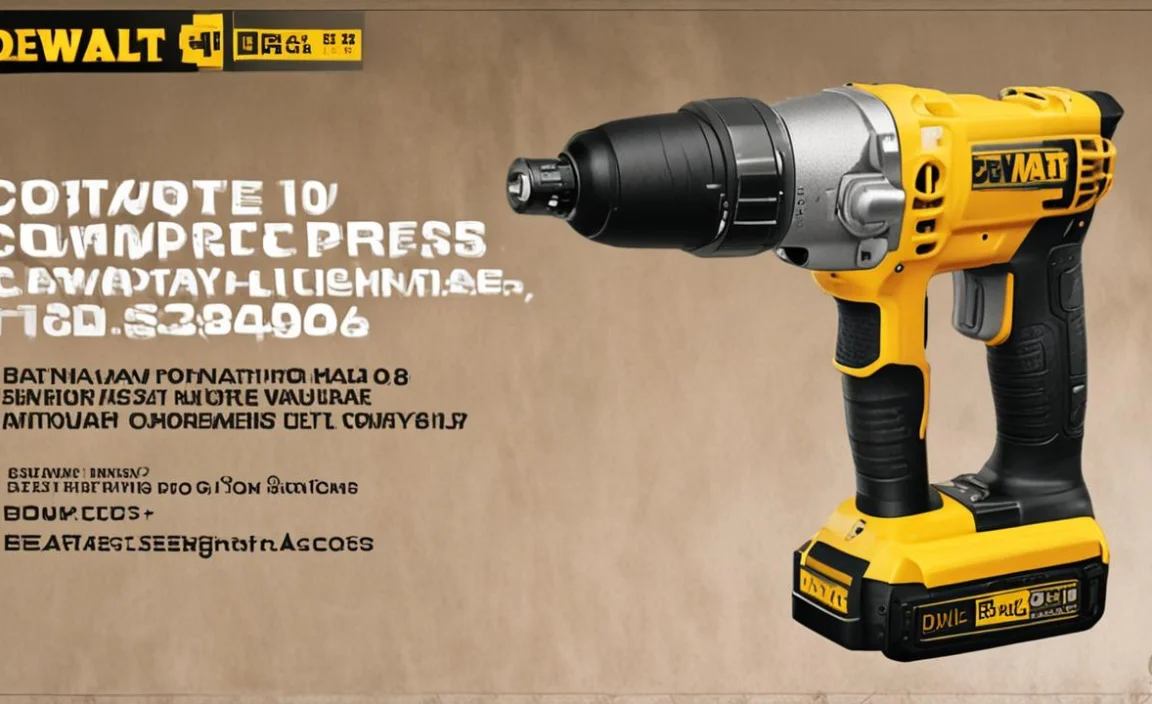 Dewalt 20v Max Cordless Compact Press Tool: An Easy Guide