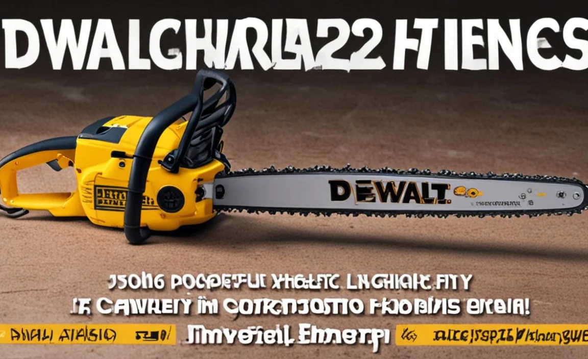 Dewalt 60 Volt Chainsaw Problems: A Fixing Guide