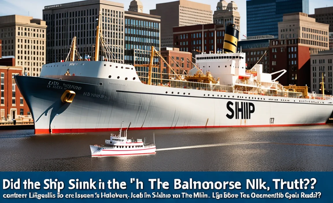 Did The Ship Sink In Baltimore? Uncover The Truth!