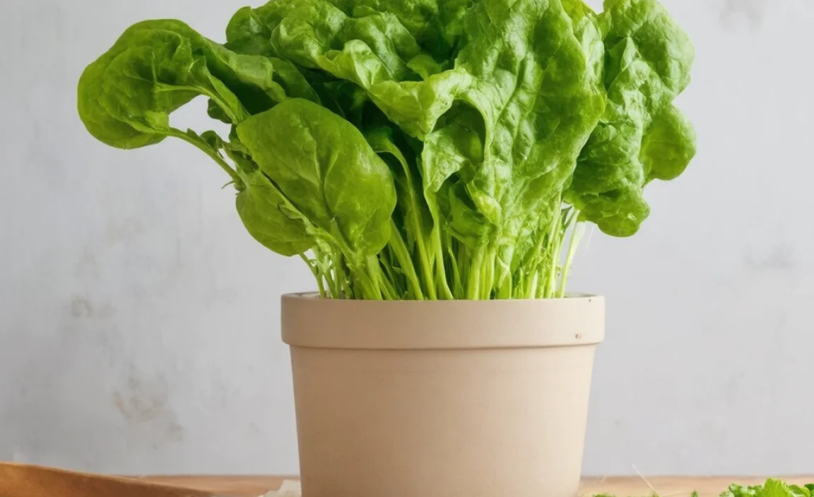 Directly Sowing Spinach Seeds in Pots