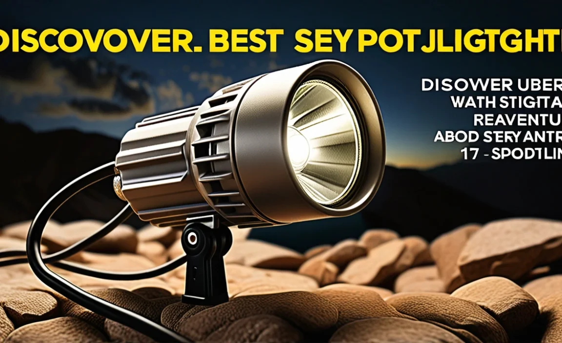 Discover The Best 12 Volt Spotlight For Every Adventure!