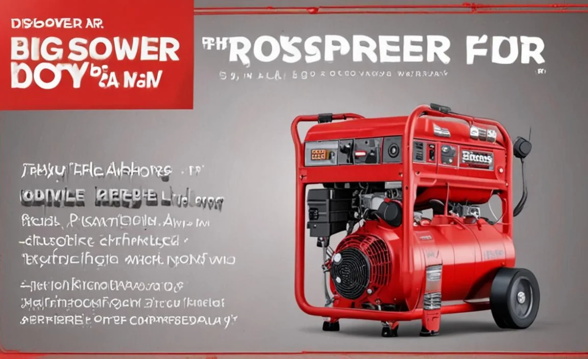 Discover The Power Of Big Red Air Compressor Today