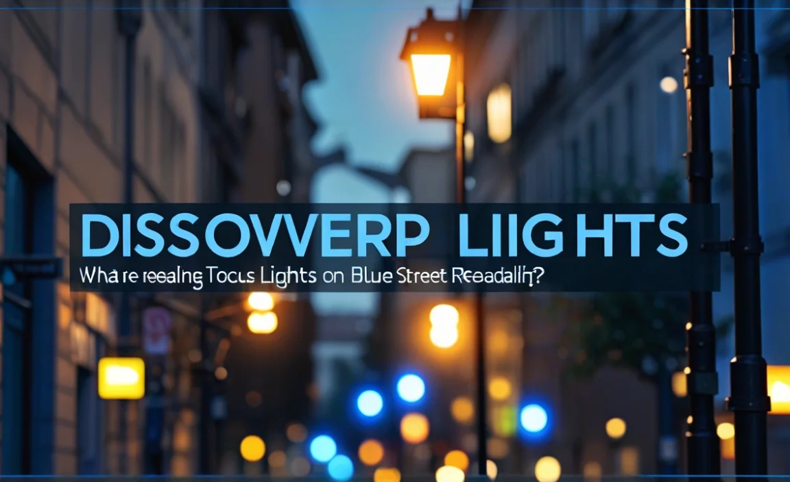 Discover What Are The Blue Lights On Top Of Street Lights