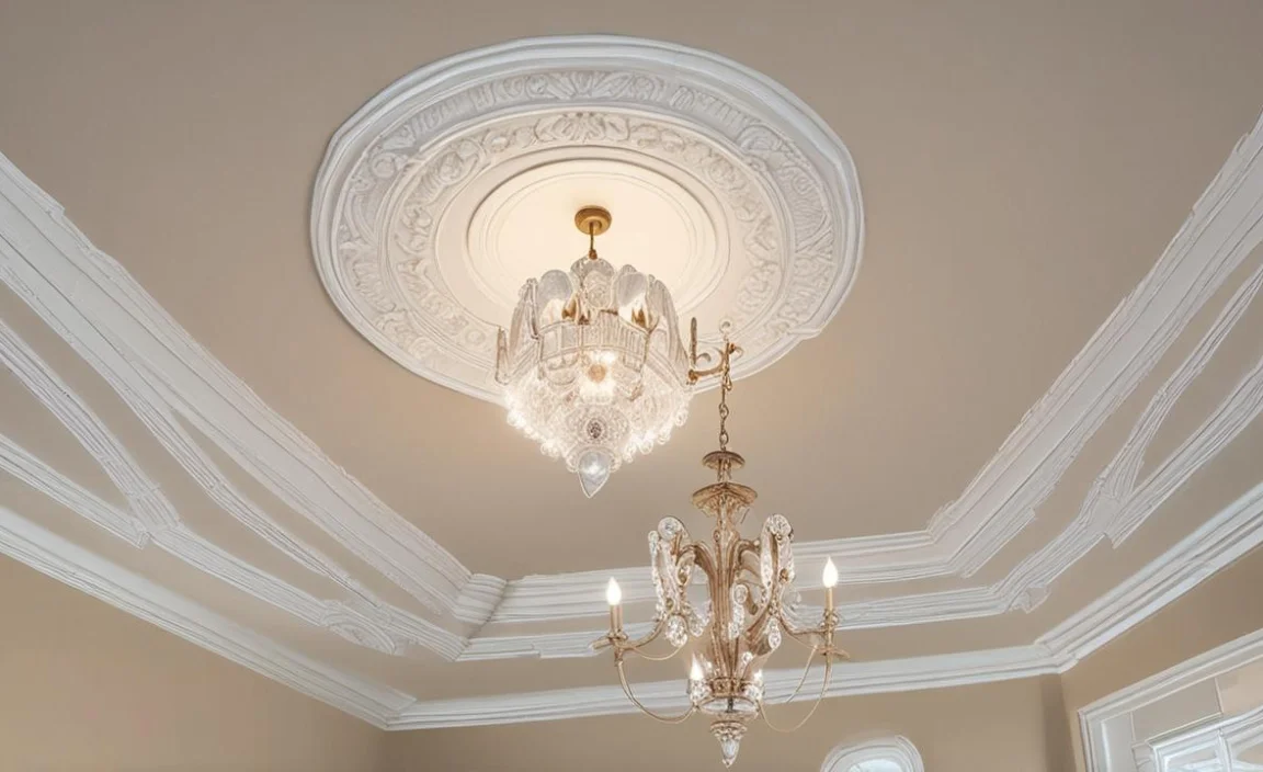 Diy Ceiling Medallion: Easy Steps To Transform Your Space!