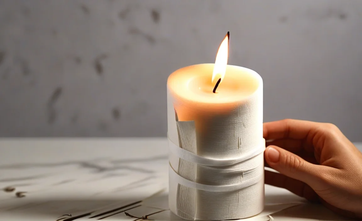 Diy Guide: How To Make A Candle Wick With Toilet Paper