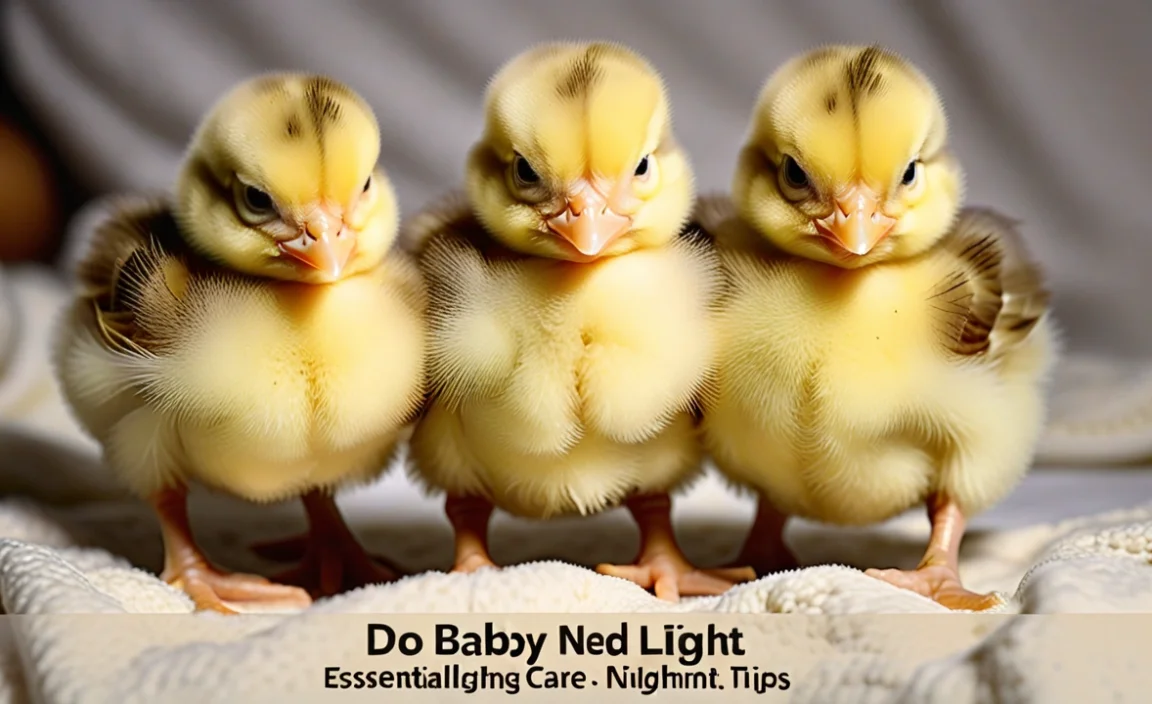 Do Baby Chicks Need Light At Night? Essential Care Tips!