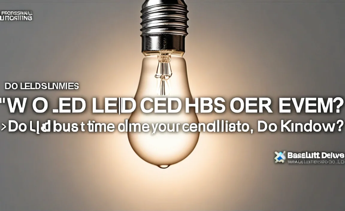 Do Led Bulbs Dim Over Time? Here’S What You Need To Know!