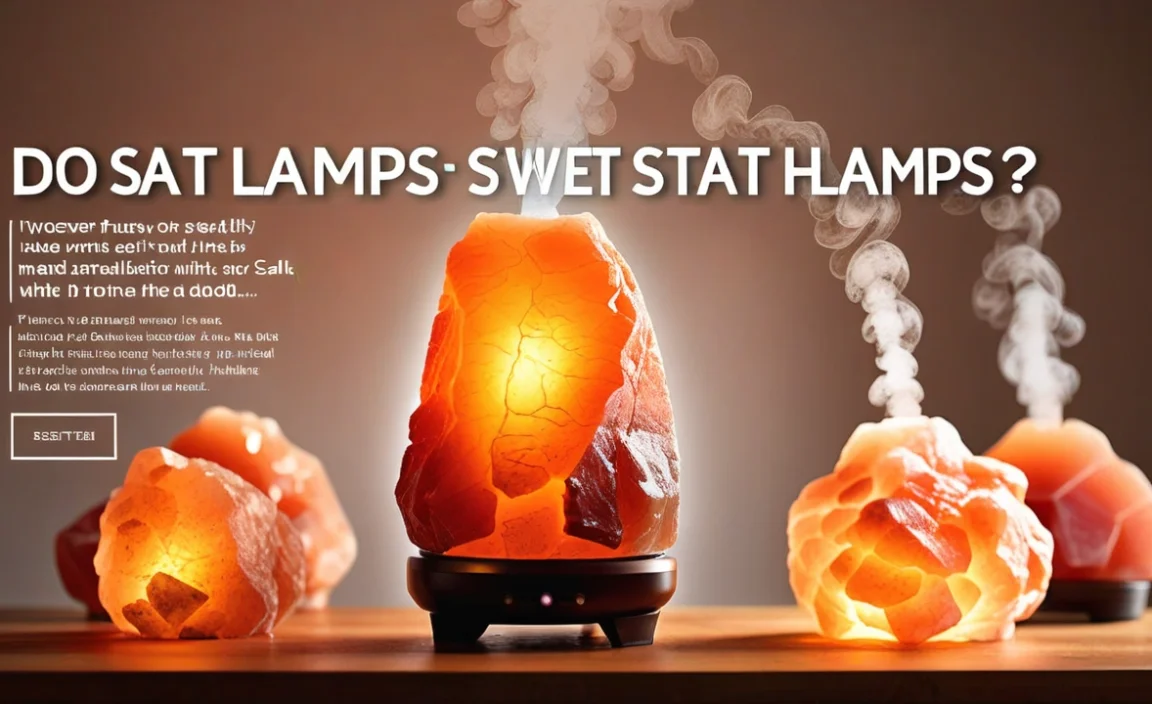 Do Salt Lamps Sweat? Discover The Truth Here!