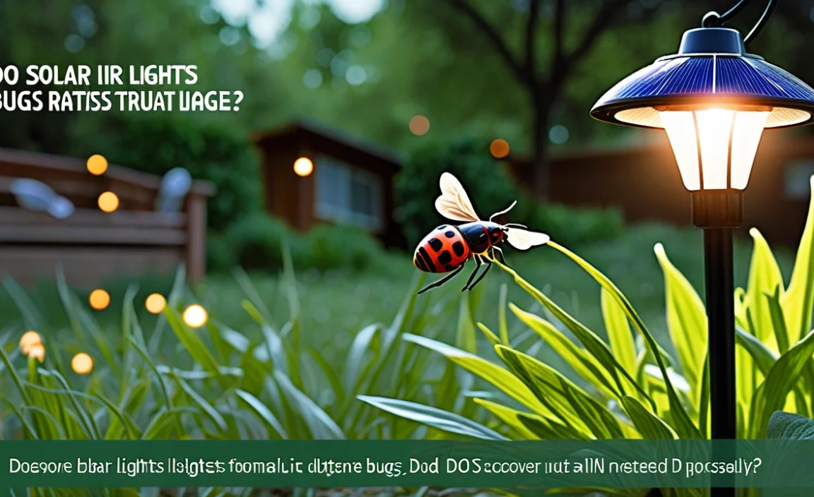 Do Solar Lights Attract Bugs? Discover The Truth Here!