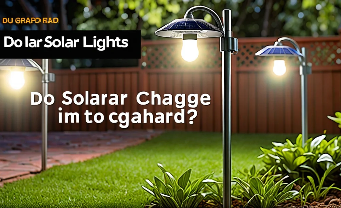 Do Solar Lights Charge In The Shade? Find Out Now!