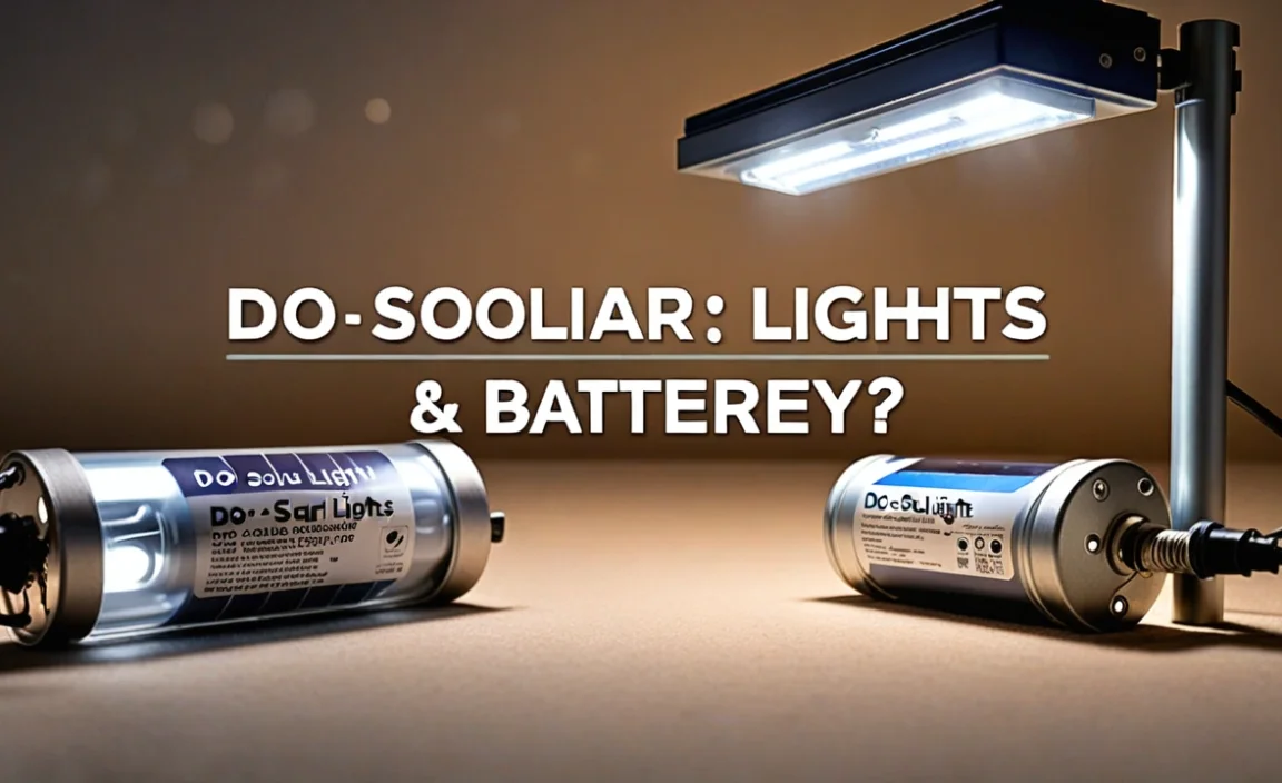 Do Solar Lights Need Batteries? Exploring The Facts