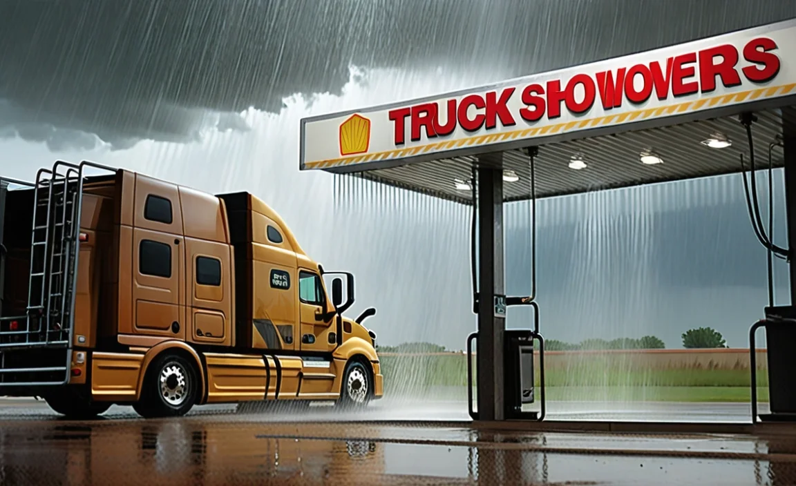 Do Truck Stops Have Showers? Find Out Here!