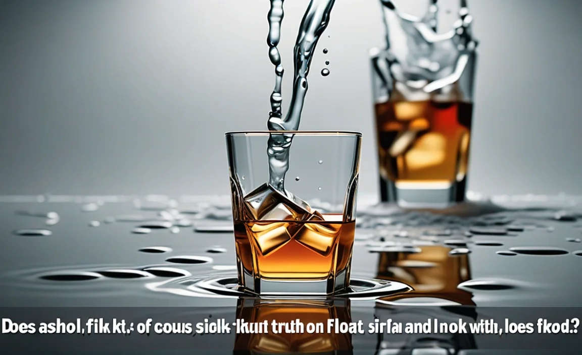 Does Alcohol Sink Or Float? Discover The Truth Here!