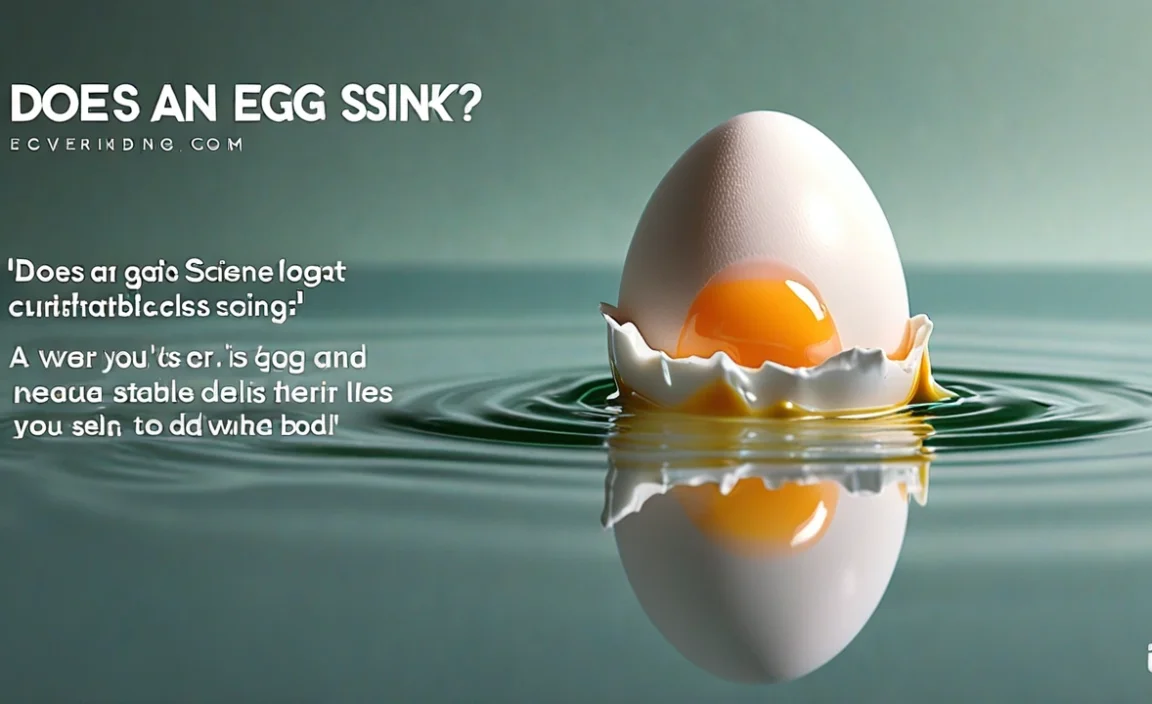 Does An Egg Float Or Sink? Discover The Science Here!
