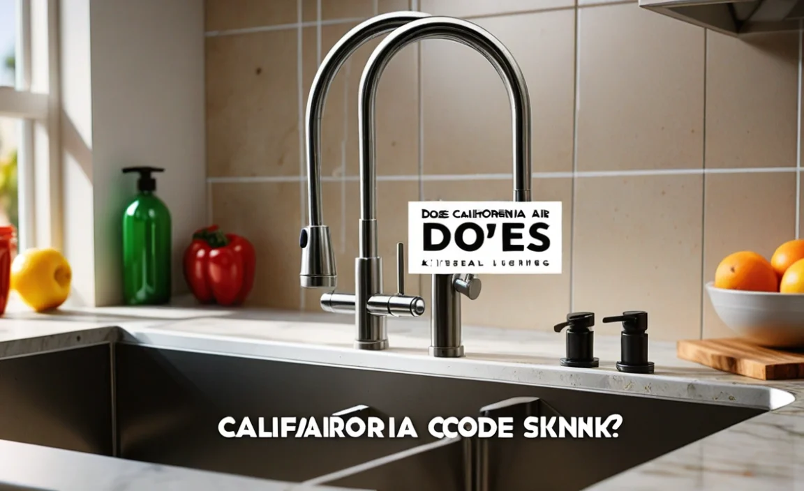 Does California Code Require An Air Gap In Kitchen Sink?