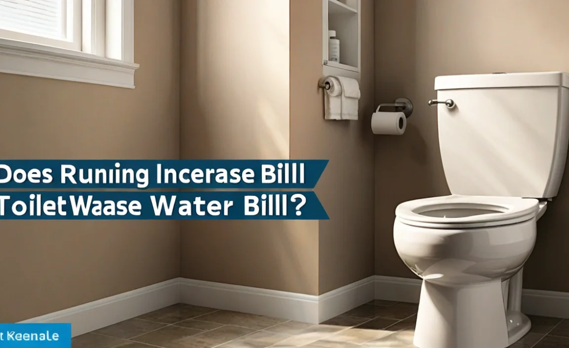Does Running Toilet Increase Water Bill? Find Out!