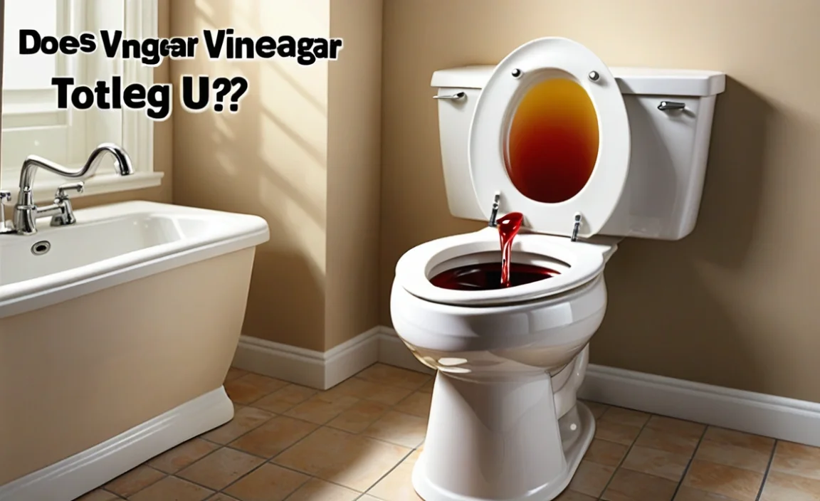 Does Vinegar Unclog A Toilet? Discover The Truth!