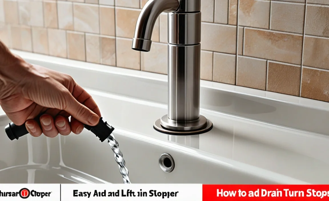 Easy: How to Remove Lift and Turn Drain Stopper