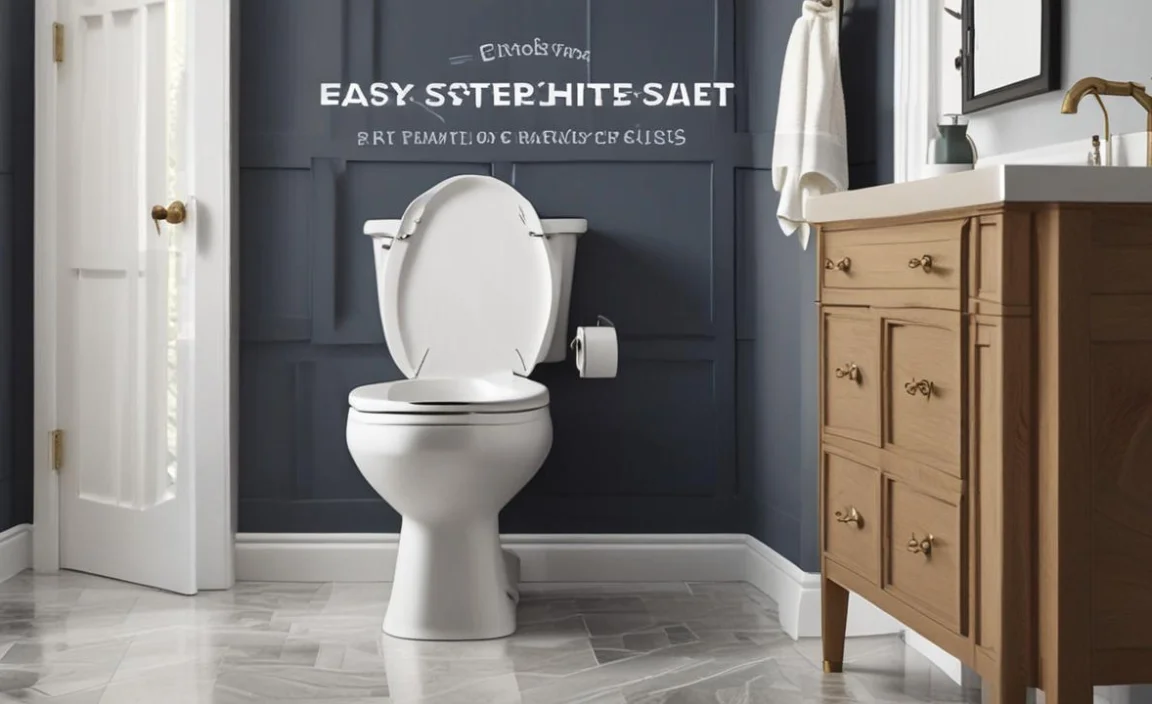 Easy Steps: How To Remove A Kohler Toilet Seat Fast!