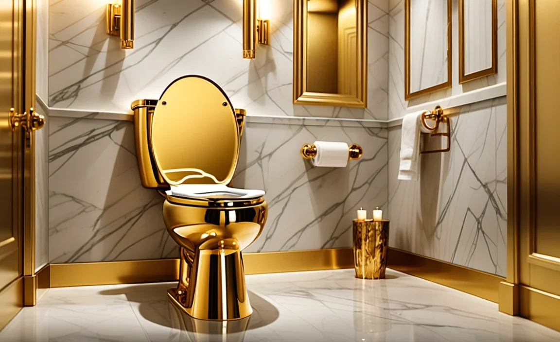 Famous Golden Toilets Around the World
