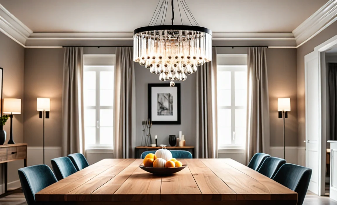How High Should A Chandelier Hang Over A Table?