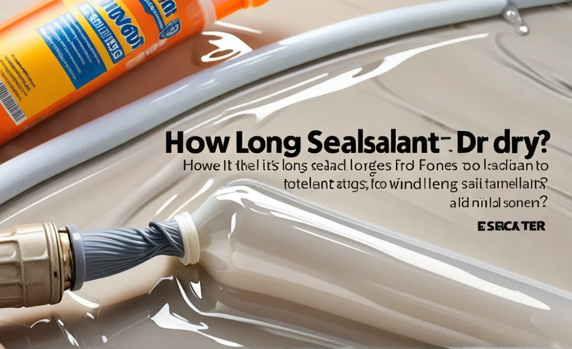 How Long Does It Take Sealant To Dry? Find Out Now!