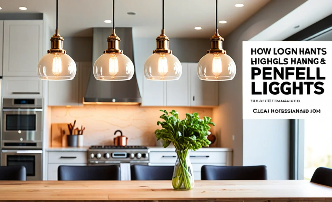 How Long Should Pendant Lights Hang? Perfect Height Tips!