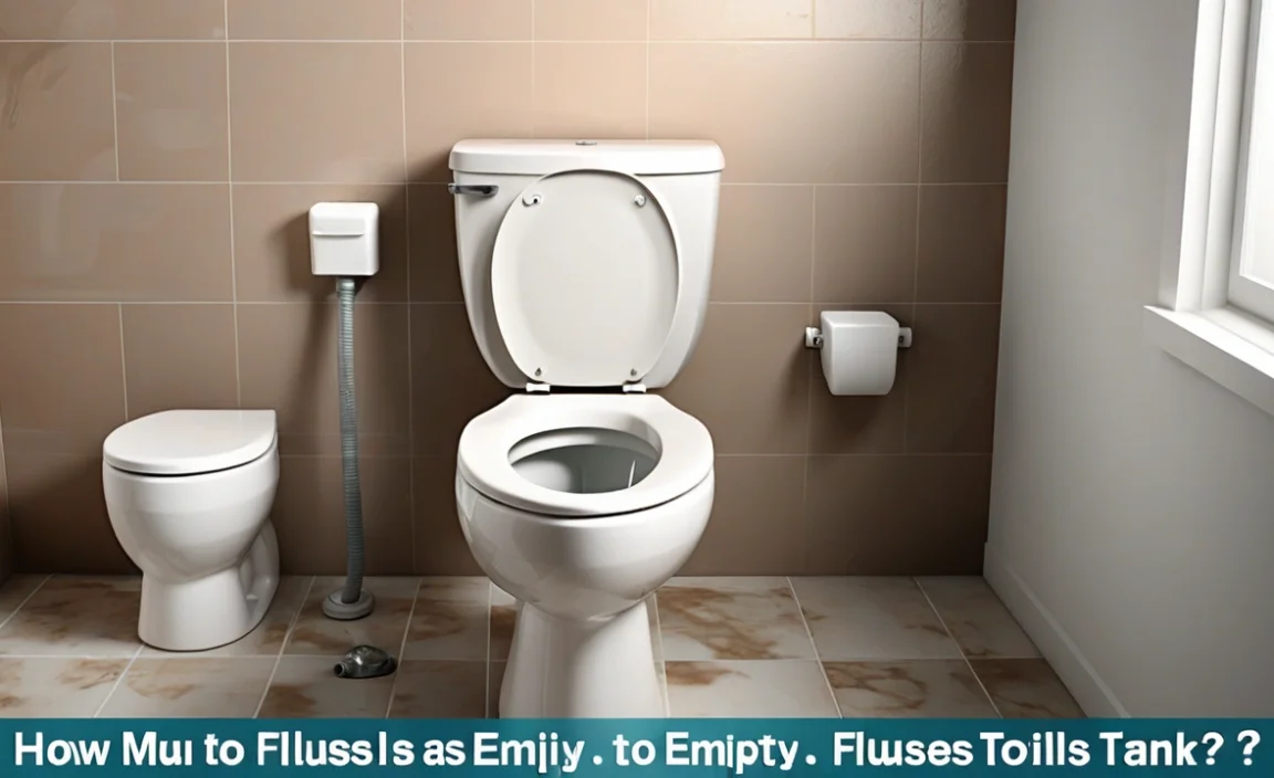 How Many Flushes To Empty Toilet Tank? Find Out Now!