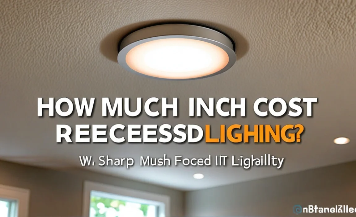 How Much Does It Cost To Install Recessed Lighting?