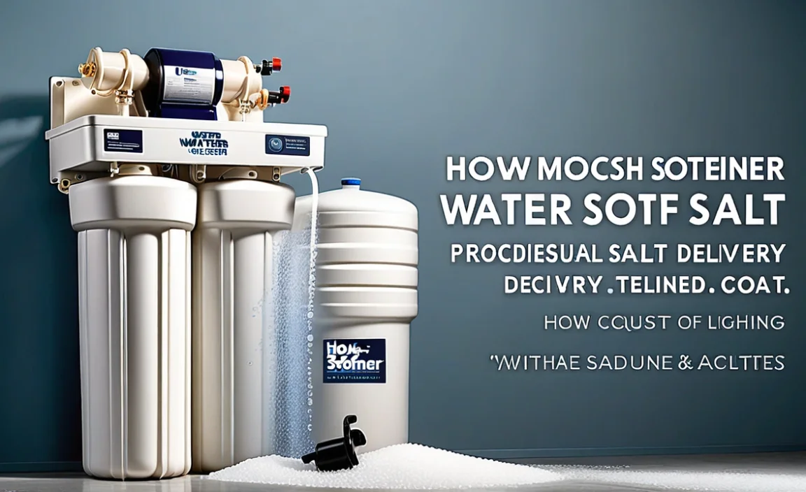 How Much Does Water Softener Salt Delivery Cost?