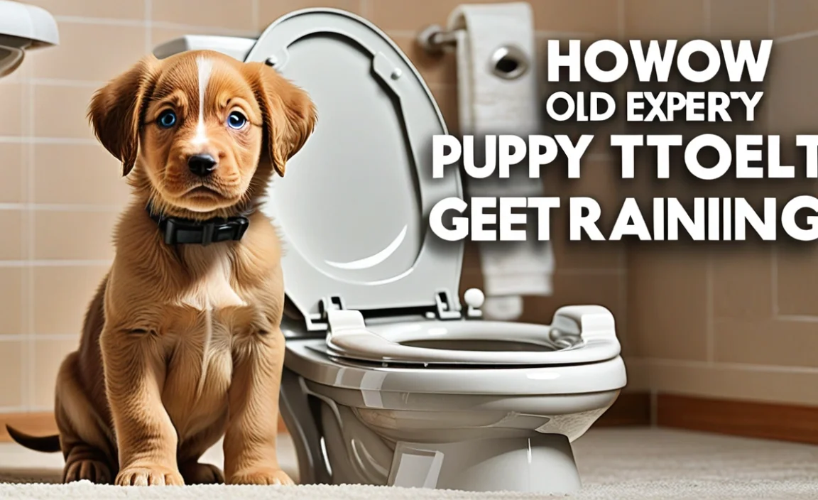 How Old For Puppy Toilet Training? Get Expert Tips!