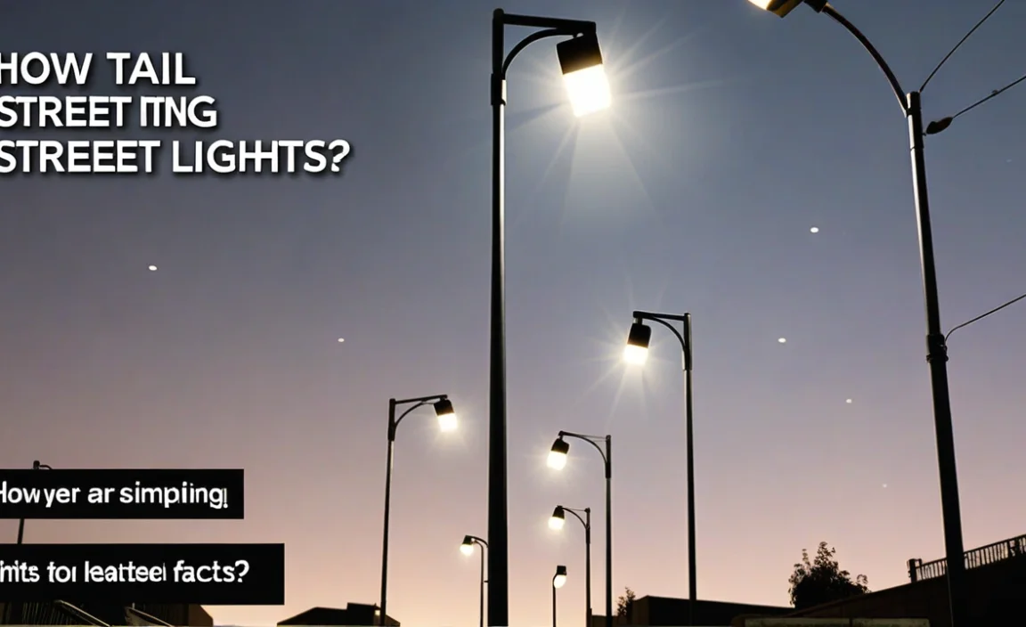 How Tall Are Street Lights? Discover The Surprising Facts!