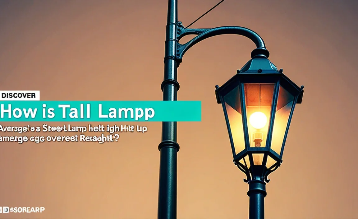 How Tall Is A Street Lamp? Discover The Average Height!