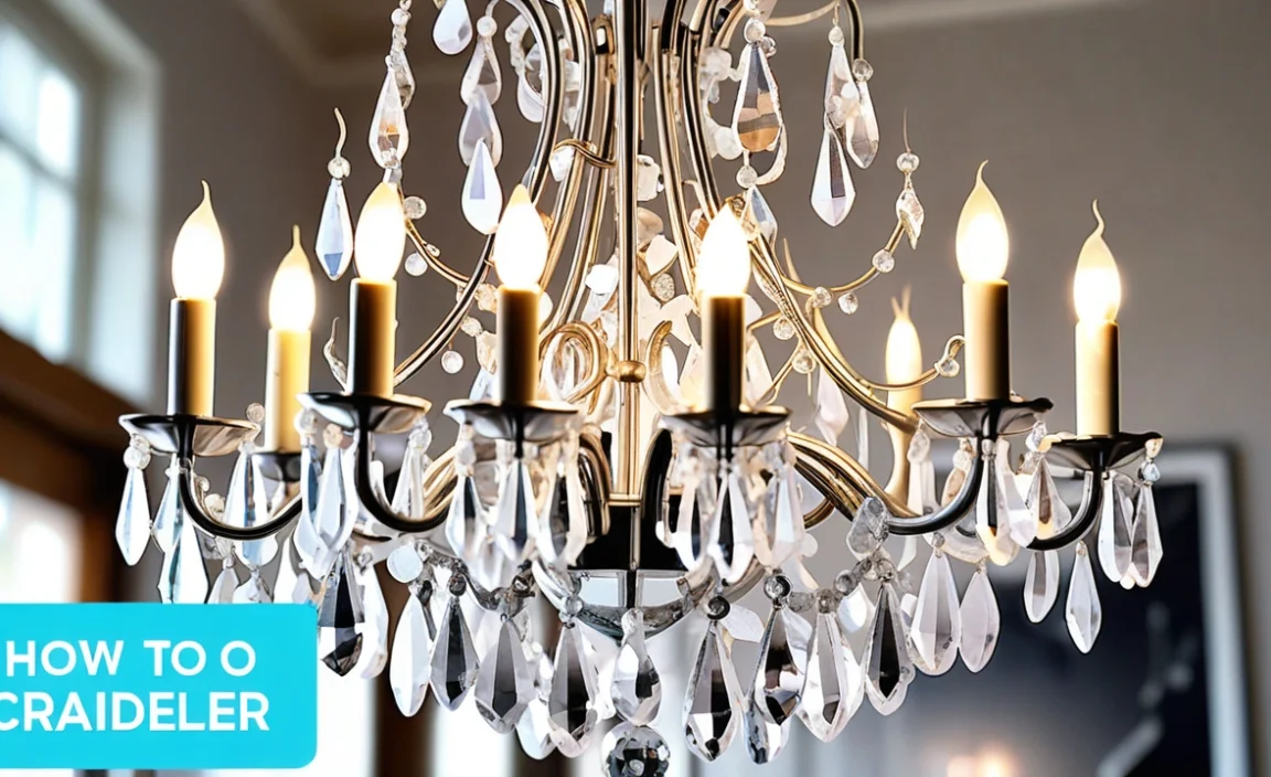How To Attach Crystals To A Chandelier: Simple Steps!
