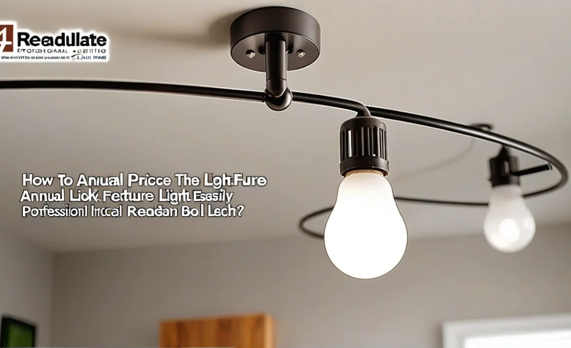 How To Calculate The Annual Price For Light Fixture Easily